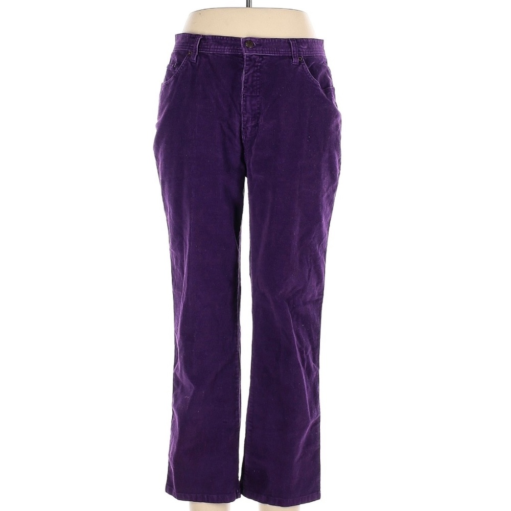 Bill Blass Purple corduroy pants